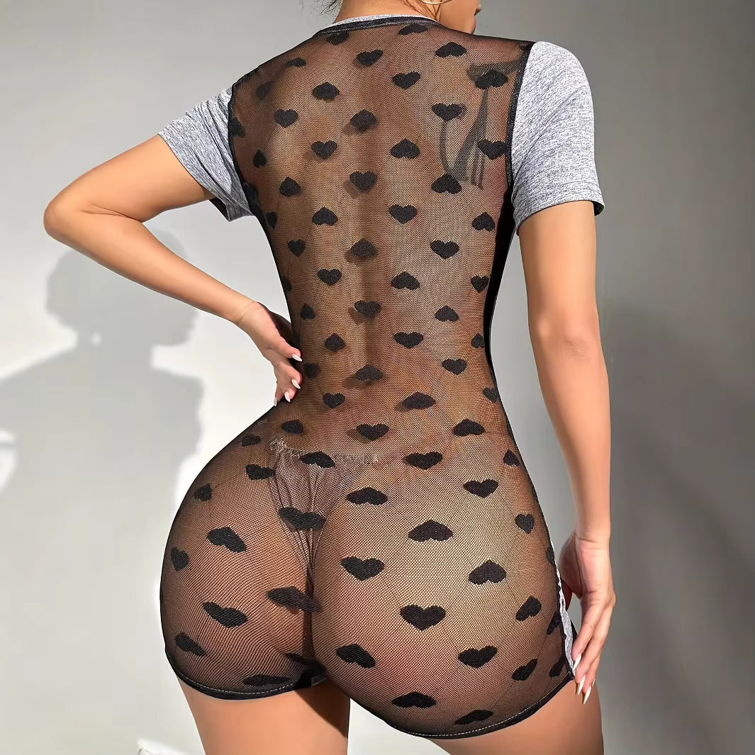 Sheer Back Onesie